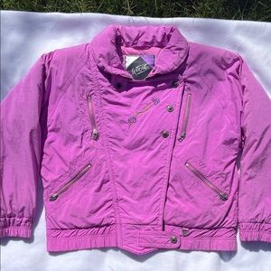 Purple Jacket with Embroidered Details
